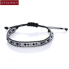 2017 New Trendy Handmade Brand Bracelet Beads Braided Strand Woven Charm Ethnic Boho Bracelets & Bangles for Men Women Jewelry