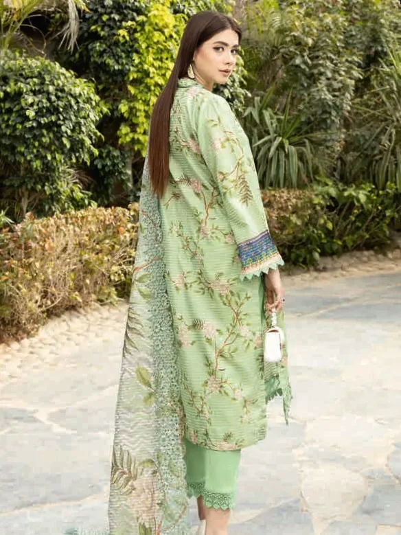 Aafreen by Riaz Arts Unstitched Embroidered Lawn 3Pc Suit AF-18