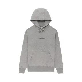 AIMÉ LEON DORE EMBROIDERED HOODIE GRAY