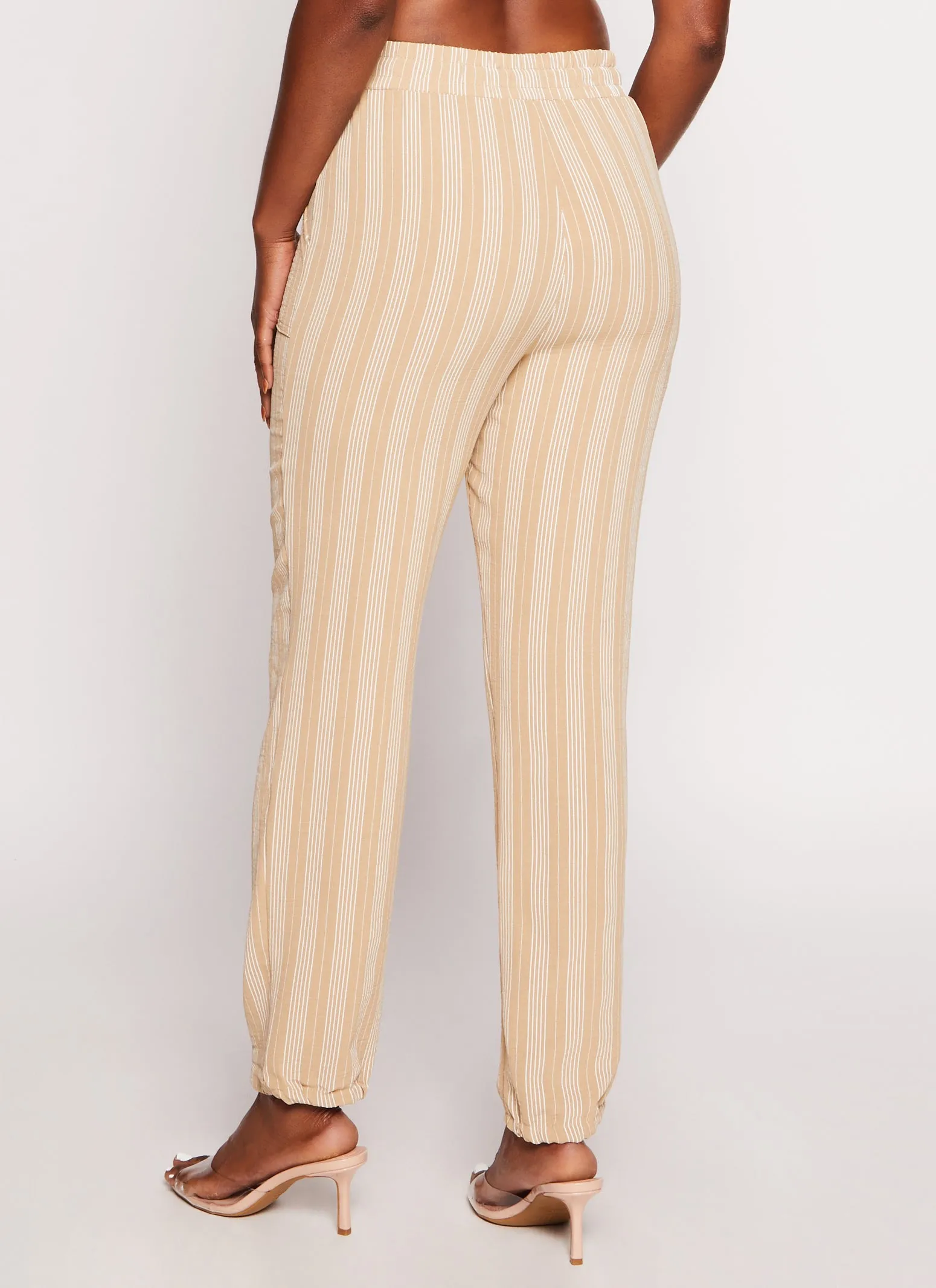 Airy Striped Pants