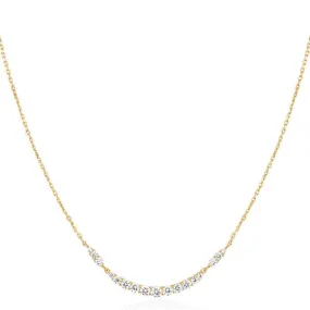 Ania Haie Gold Arc Pave Necklace