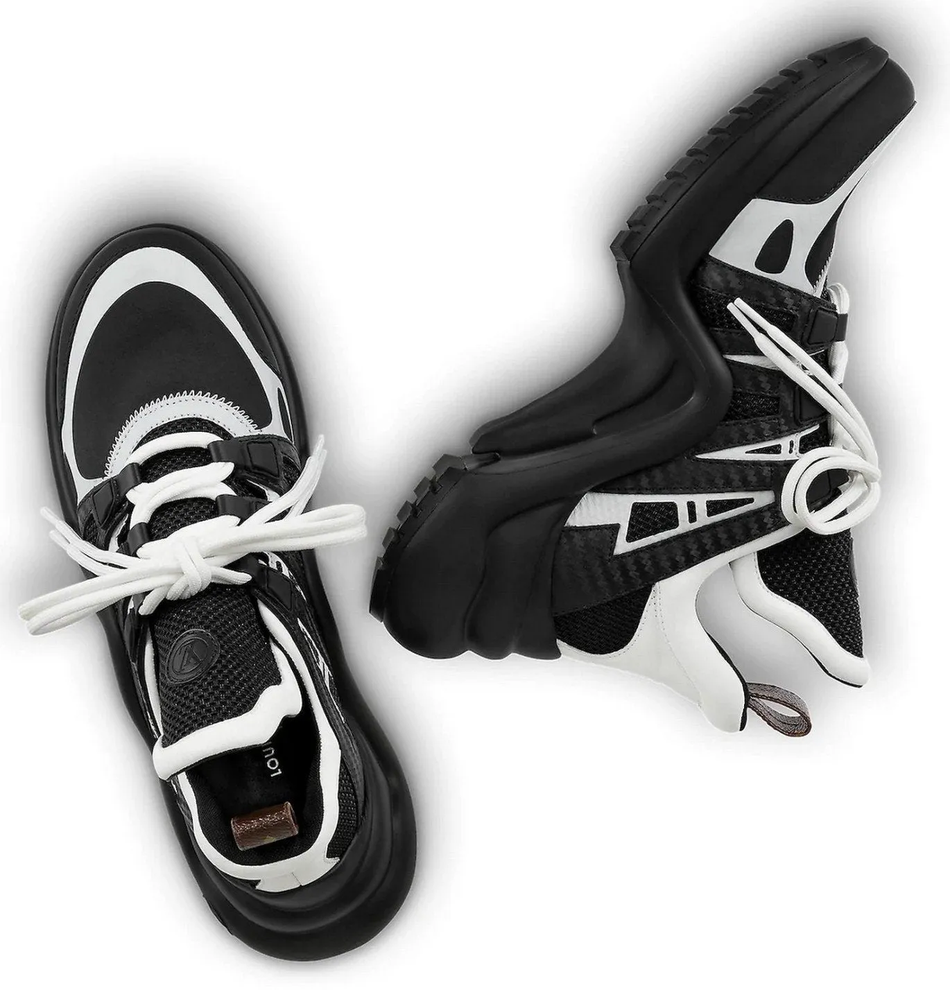 'Archlight' Sneakers - Black & White