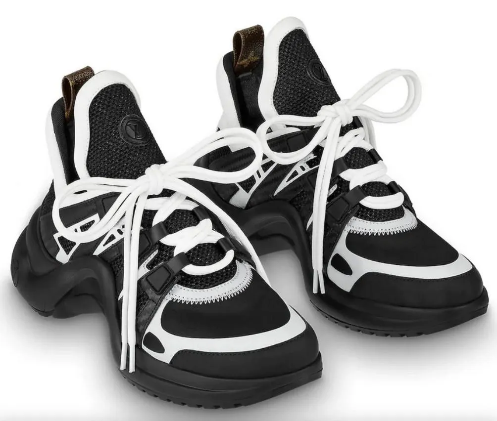 'Archlight' Sneakers - Black & White