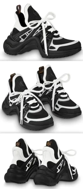 'Archlight' Sneakers - Black & White