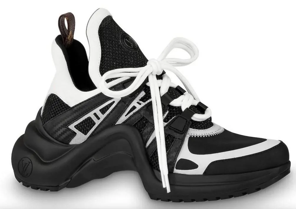 'Archlight' Sneakers - Black & White