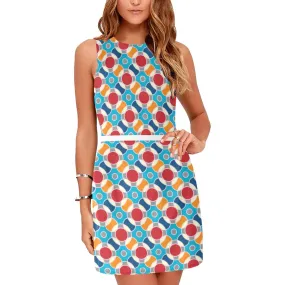 atomic3 Eos Women's Sleeveless Dress (Model D01)