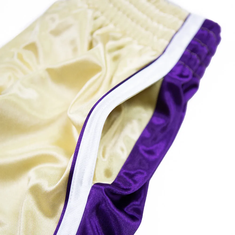 Authentic HOF Los Angeles Lakers Shorts 1996-2016 (Gold)