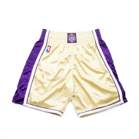 Authentic HOF Los Angeles Lakers Shorts 1996-2016 (Gold)