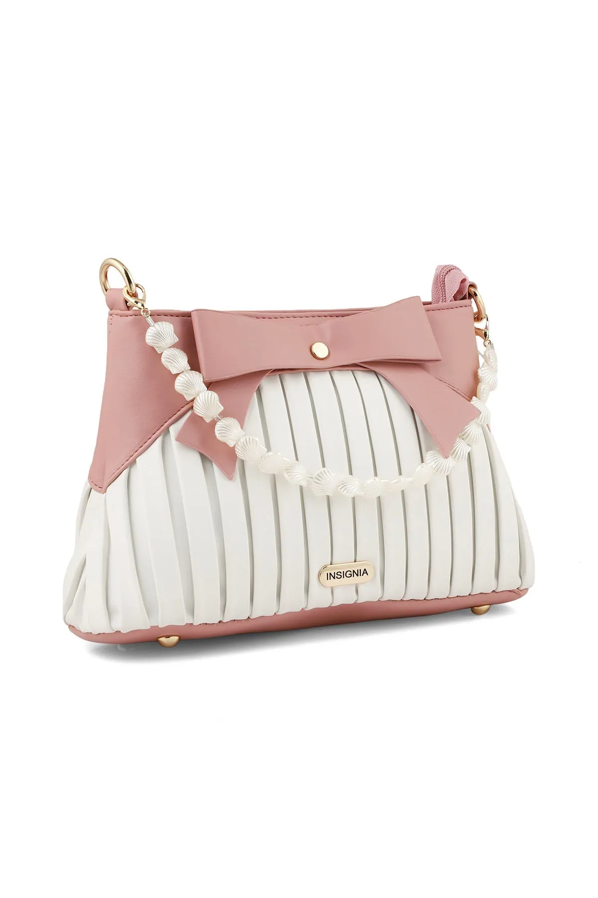 Baguette Shoulder Bags B15037-Pink