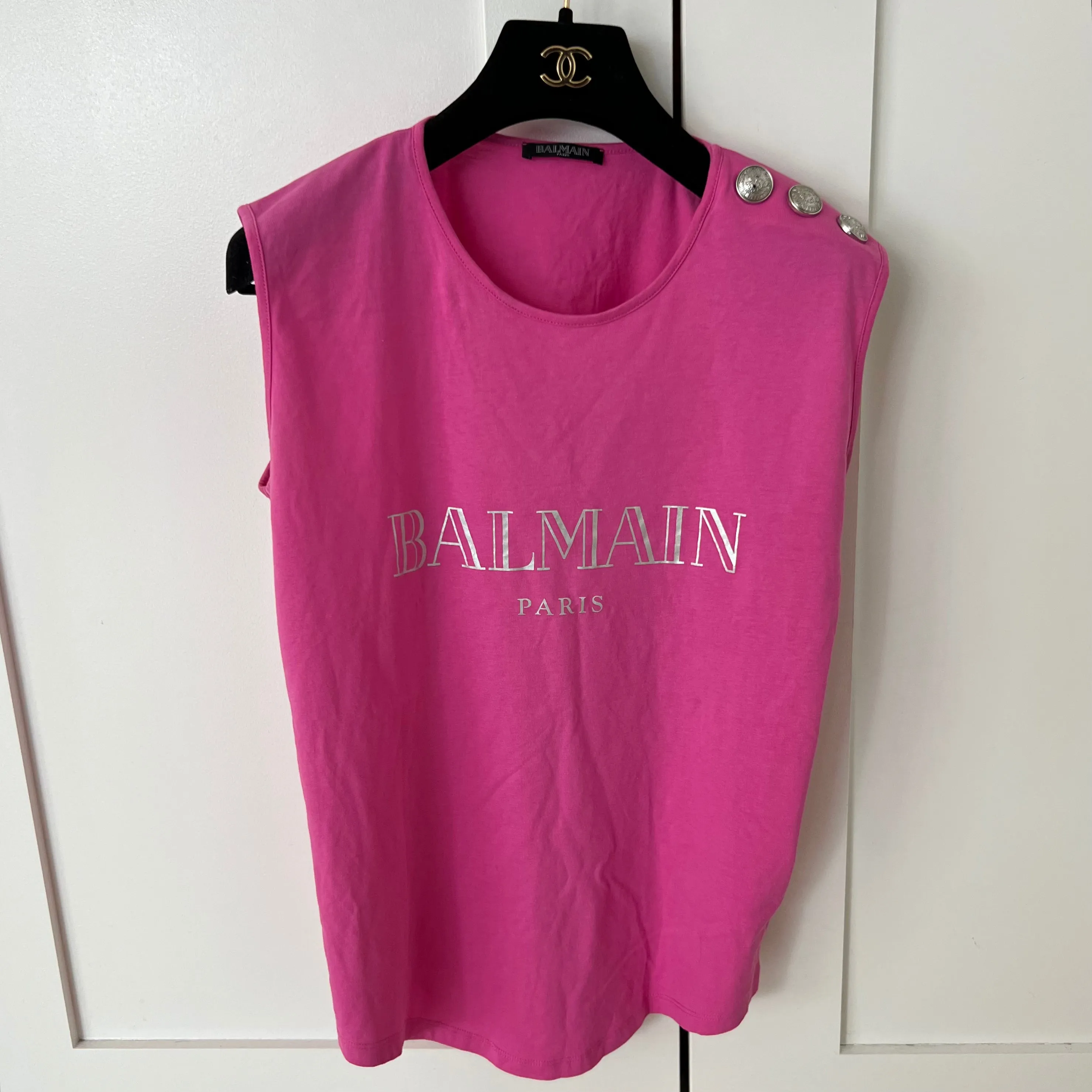 Balmain 3 Button Tank