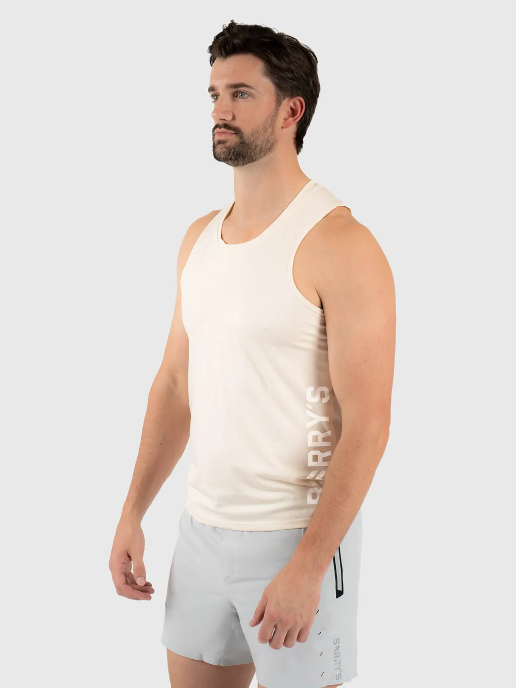 BARRY'S VINTAGE WHITE JOEY TANK