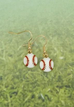 Baseball Earrings