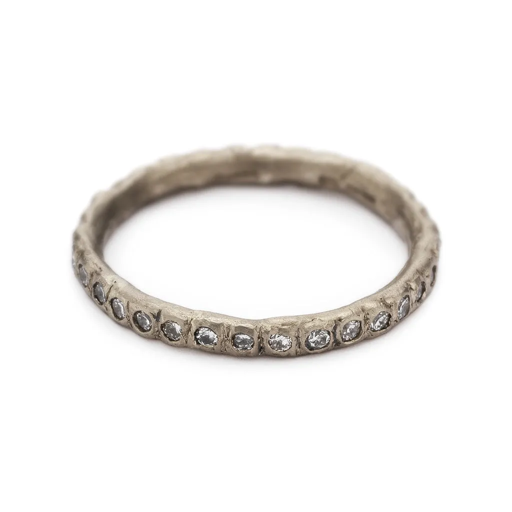 Beaded Eternity Band - Diamond