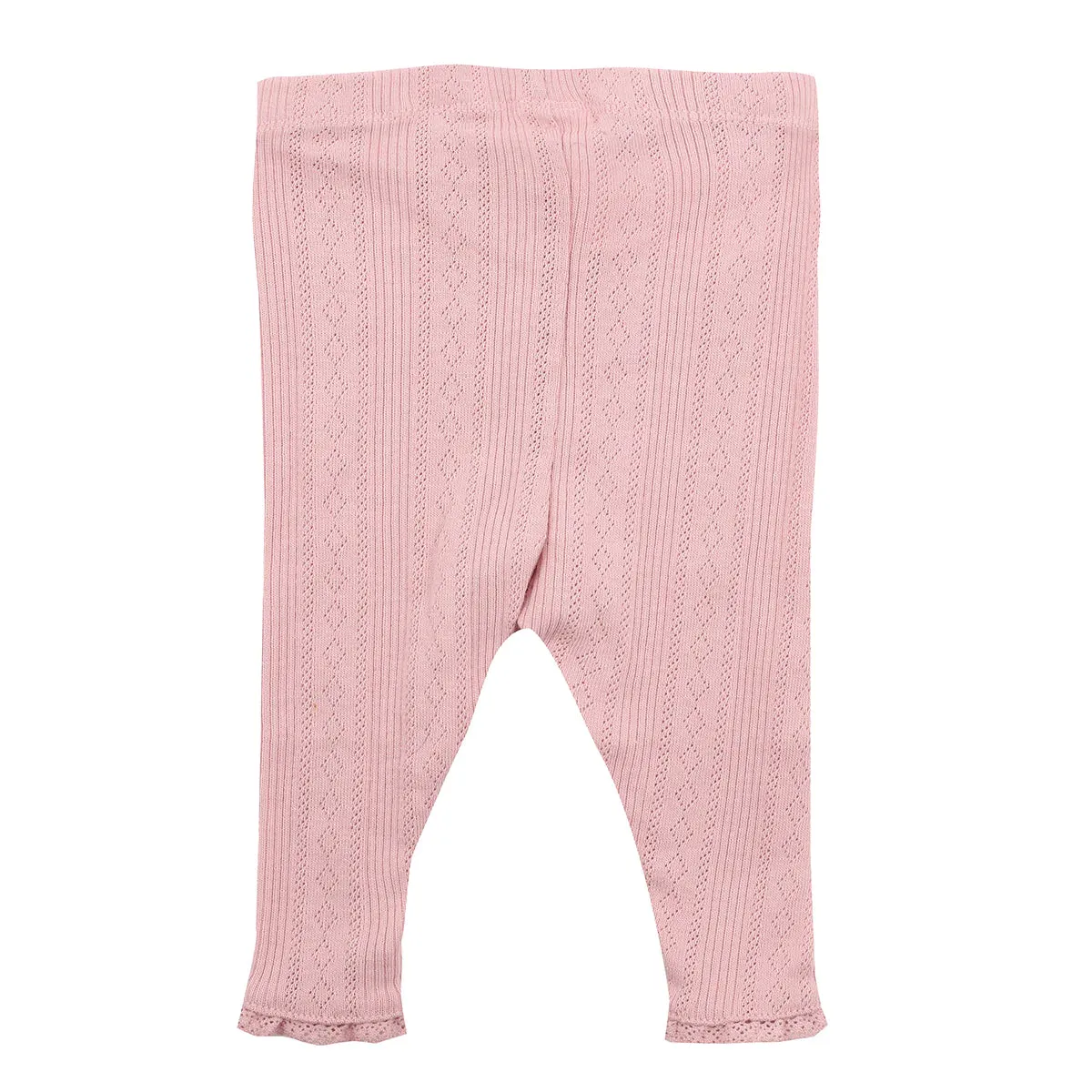 Bebe - Dusty Pink Pointelle Leggings