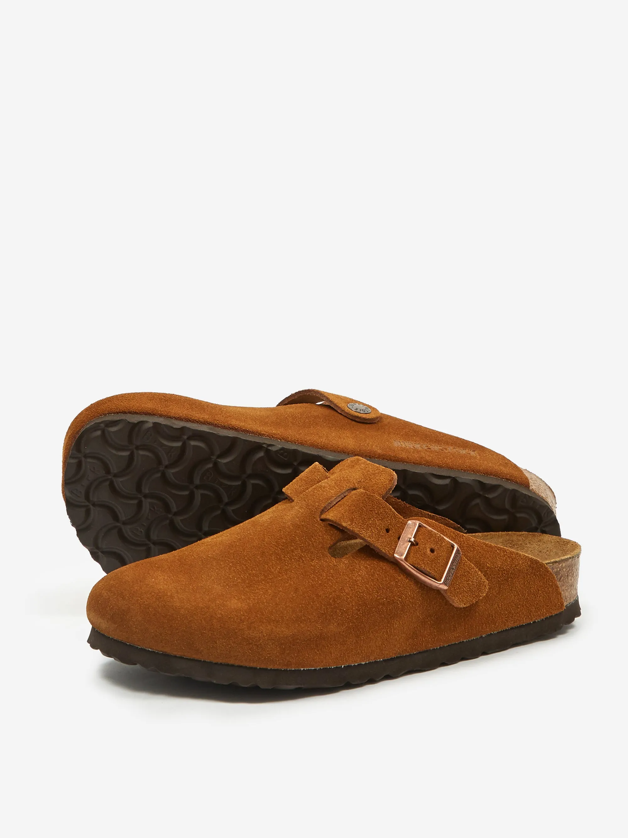 Birkenstock Boston Suede W - Mink