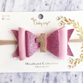 Birthday Bow Stretch Headband | Assorted Options