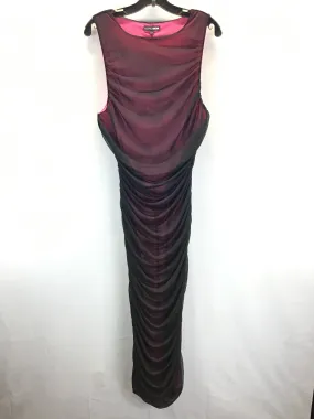 Black & Pink Dress Casual Midi Fashion Nova, Size 1x