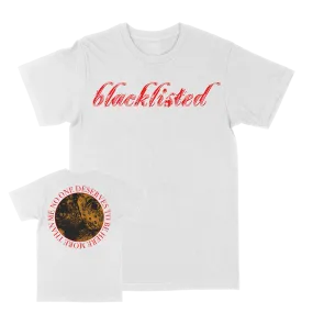 Blacklisted “No One: Logo” White T-Shirt