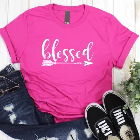 blessed Arrow T-Shirt - Berry Colors