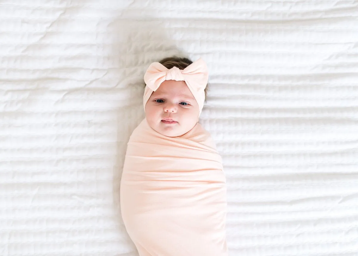 Blush Knit Swaddle