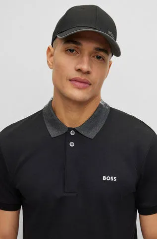 Boss Bold Curved Cap In Black