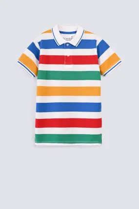 BOYS STRIPER POLO