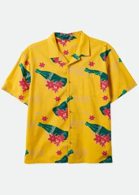 Brixton x Coca Cola Men's Bunker Shirt Yellow