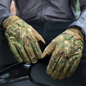 Camouflage Touch Screen All Finger Tactical Gloves