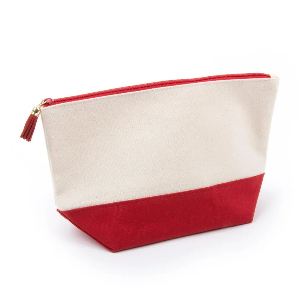 Canvas Cosmetic Pouch