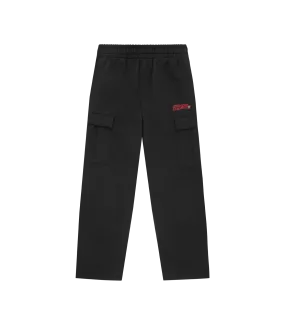 CARGO SWEATPANTS - BLACK