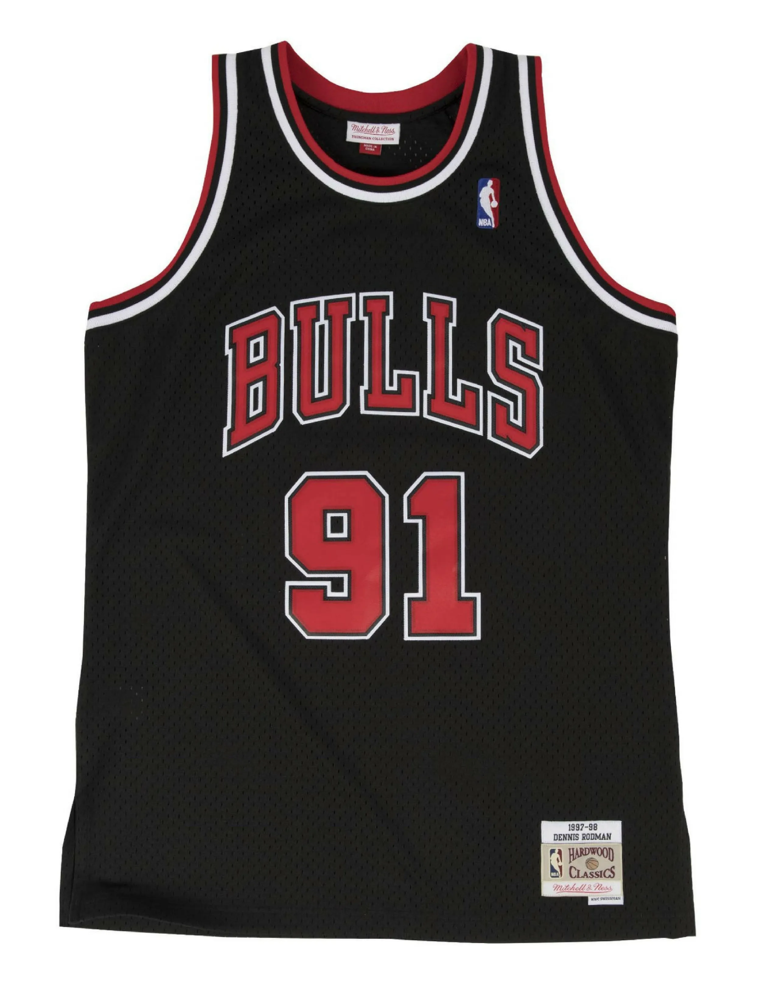 Chicago Bulls Dennis Rodman 1997-98 Swingman Jersey