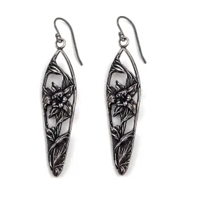 COLUMBINE Vintage Teaspoon Earrings - SILVER