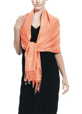 Coral Coral Pashmina Shawl Wrap Scarf