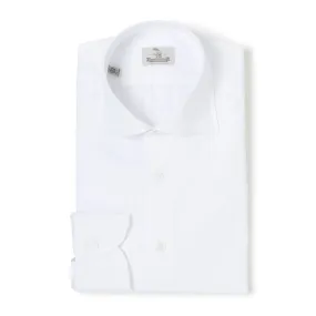 Cotton Poplin Spread Collar Shirt