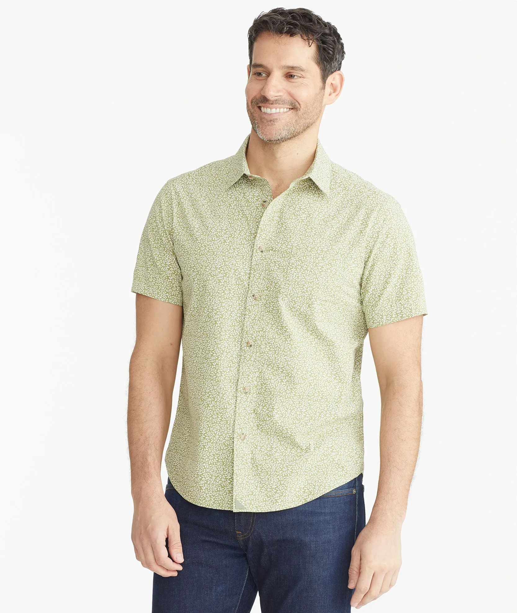 Cotton Short-Sleeve Byers Shirt - FINAL SALE