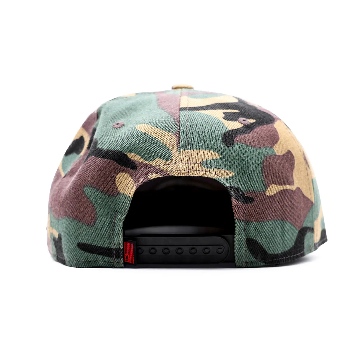 Crenshaw Limited Edition Snapback - Camo/Red