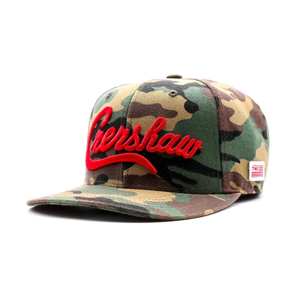 Crenshaw Limited Edition Snapback - Camo/Red