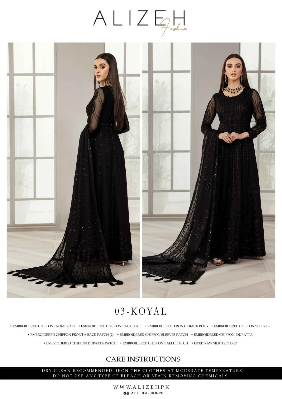 D03 KOYAL - ALIZEH FORMALS CHIFFON