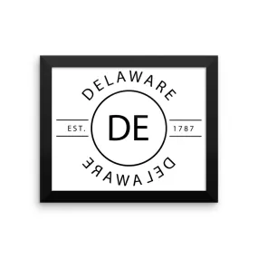 Delaware - Framed Print - Reflections