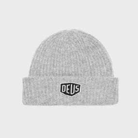 Deus Shield Beanie Mens Hat - Charcoal