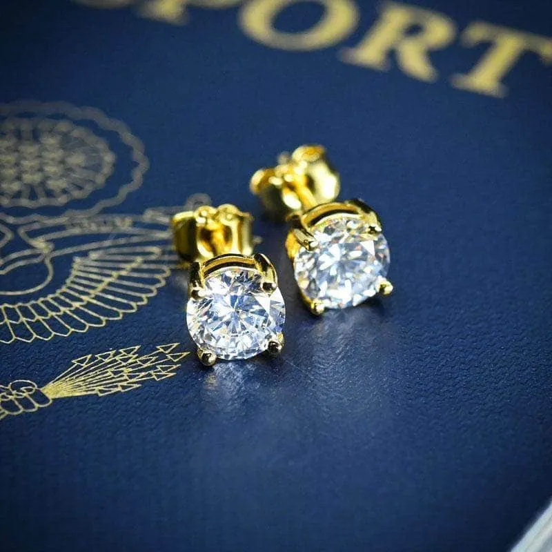 Diamond Stud Earrings