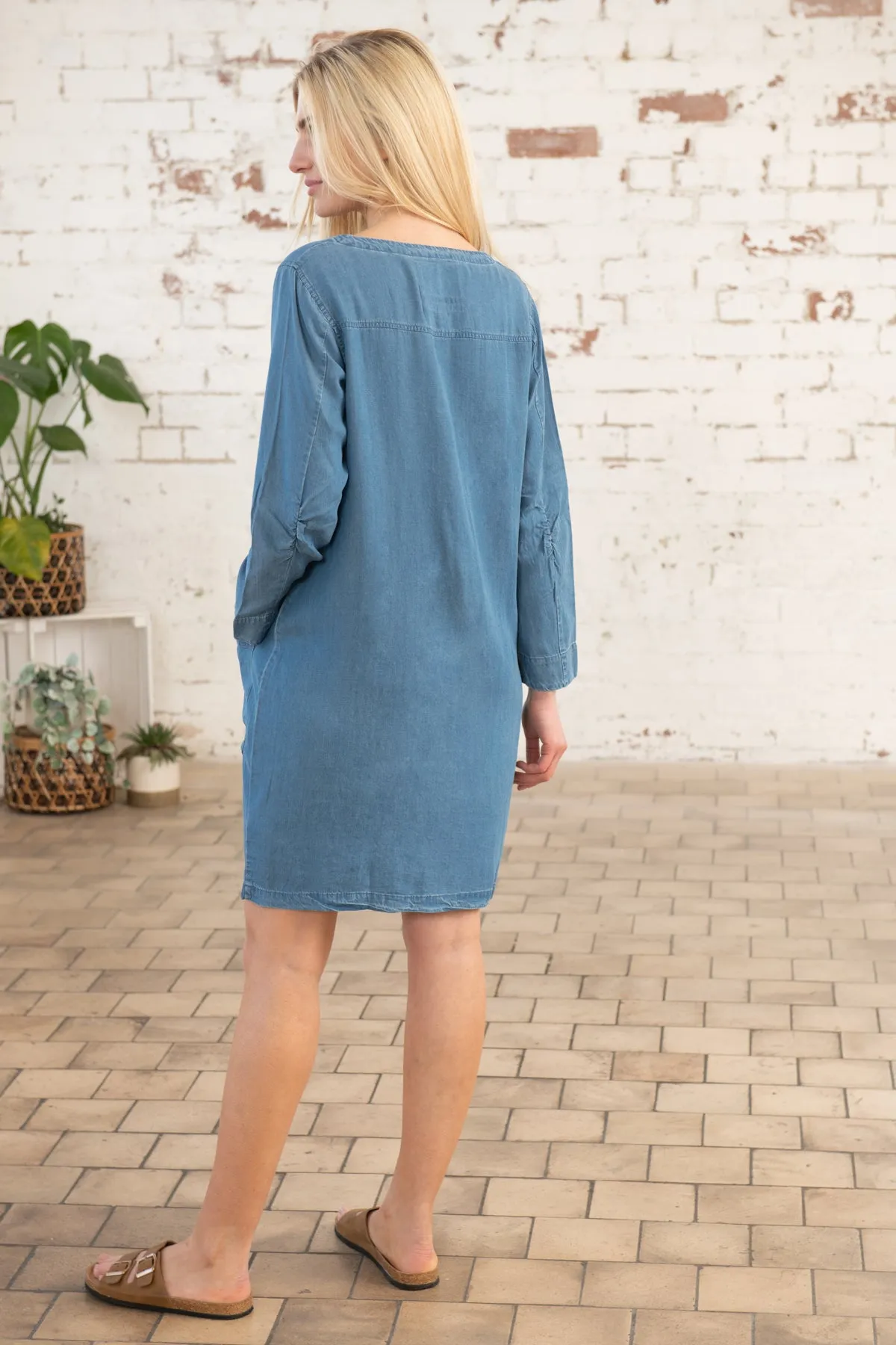 Eliza Dress - Denim