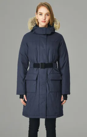 Estelle Women's Belted Down Parka