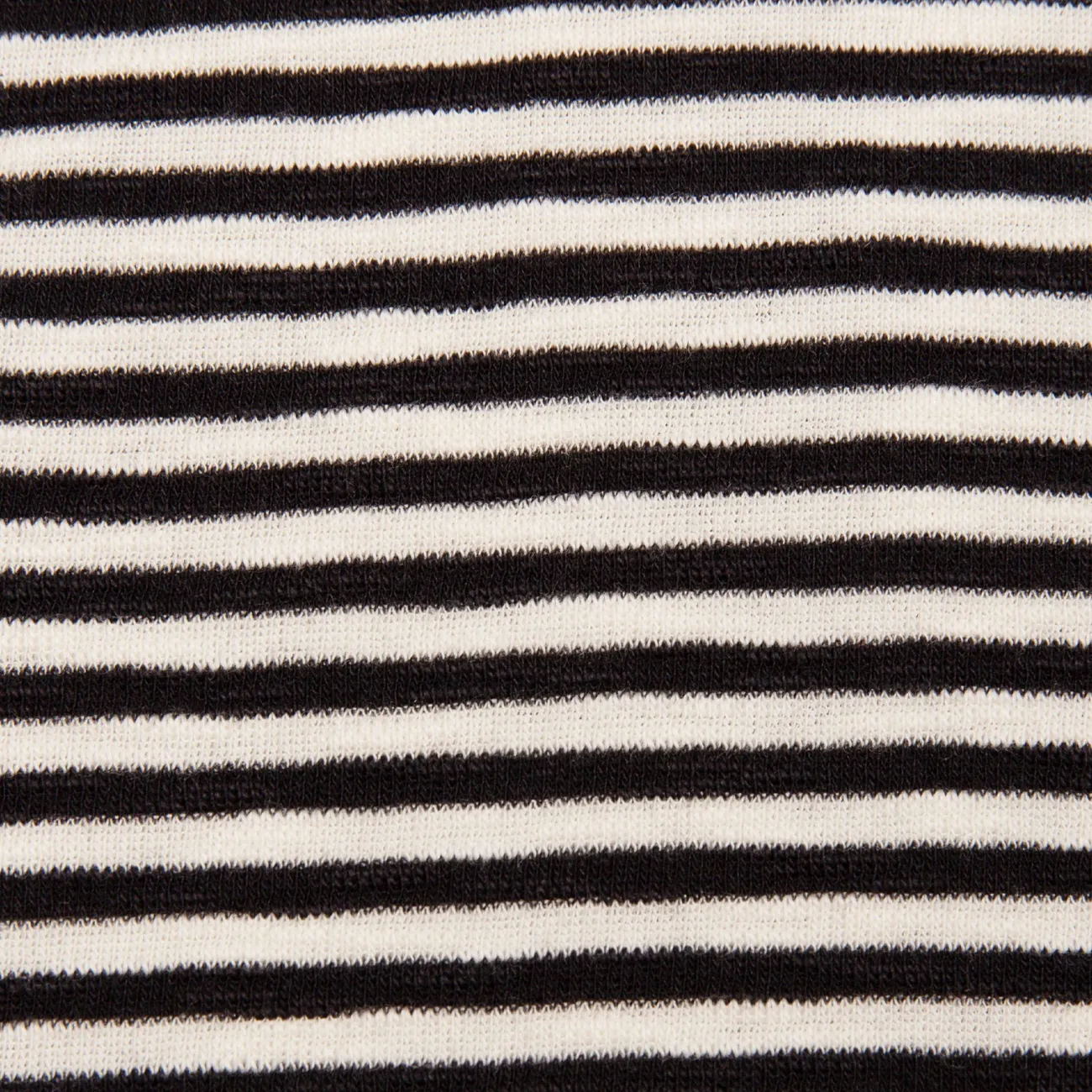 Eve Striped Slub T-Shirt - Ecru