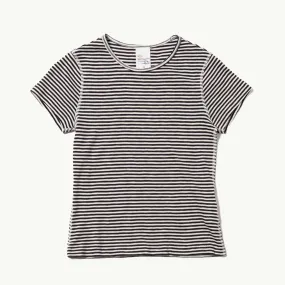 Eve Striped Slub T-Shirt - Ecru