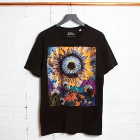 Eyescape Front Print - Tshirt - Black