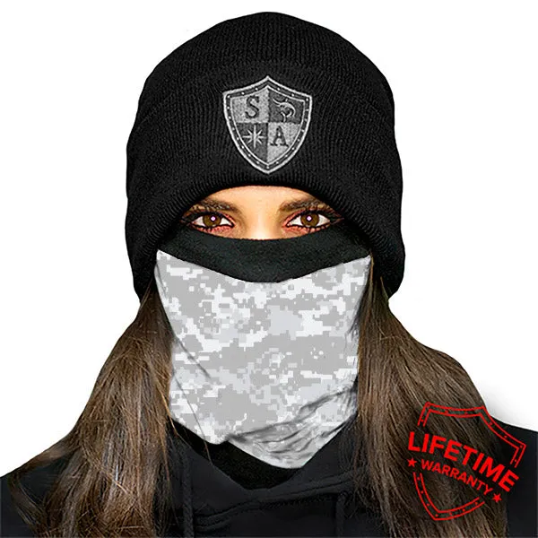 Fleece Face Shields® | Ghost Digi Camo