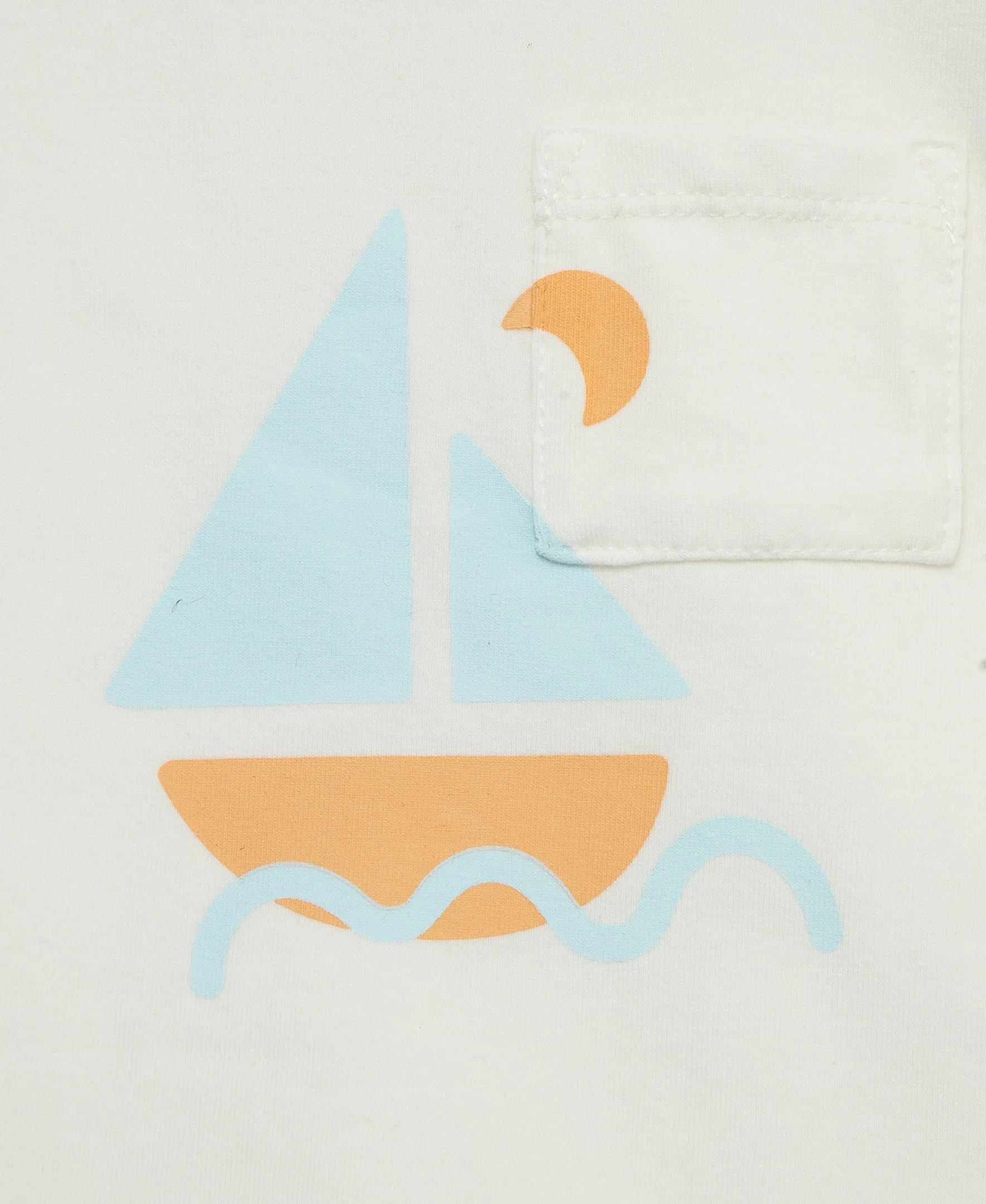 Focus Kids Blue Sail Away Retro Short Set (12M-24M)