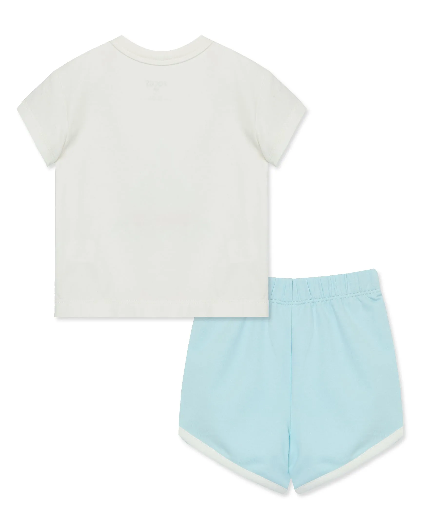 Focus Kids Blue Sail Away Retro Short Set (12M-24M)