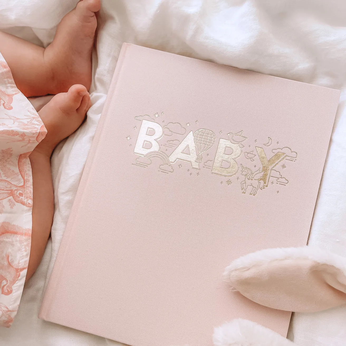 Fox and Fallow Baby Book - Blush